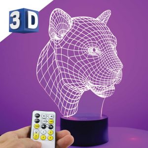 3D led lampa leopard noćna lampa